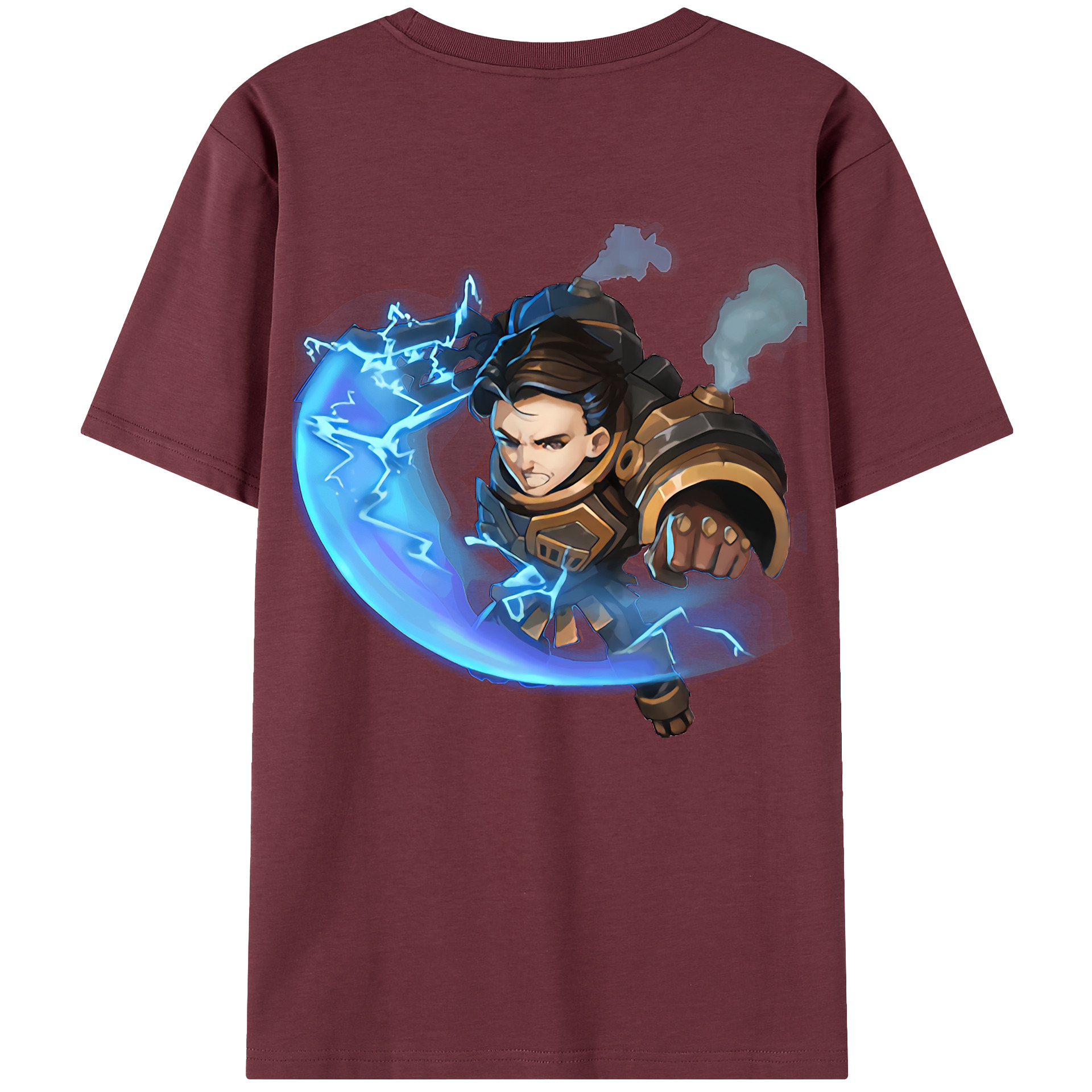 リーグ・オブ・レジェンド League of Legends LOL 綿100％半袖Tシャツ（背面プリント）